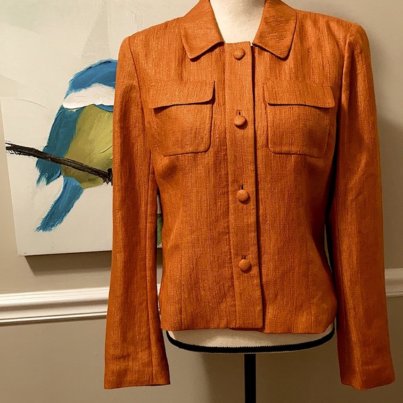 Lafayette 148 New York Jackets & Blazers - Orange blazer 8